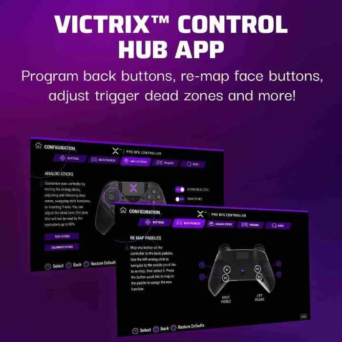 Pro BFG Victrix Gaming Wireless Controller for Playstation 5 - Black