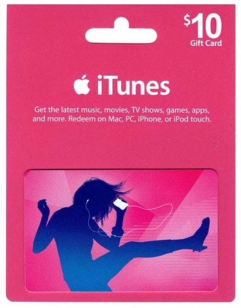 $10 USA Apple iTunes Card (Instant E-mail Delivery)