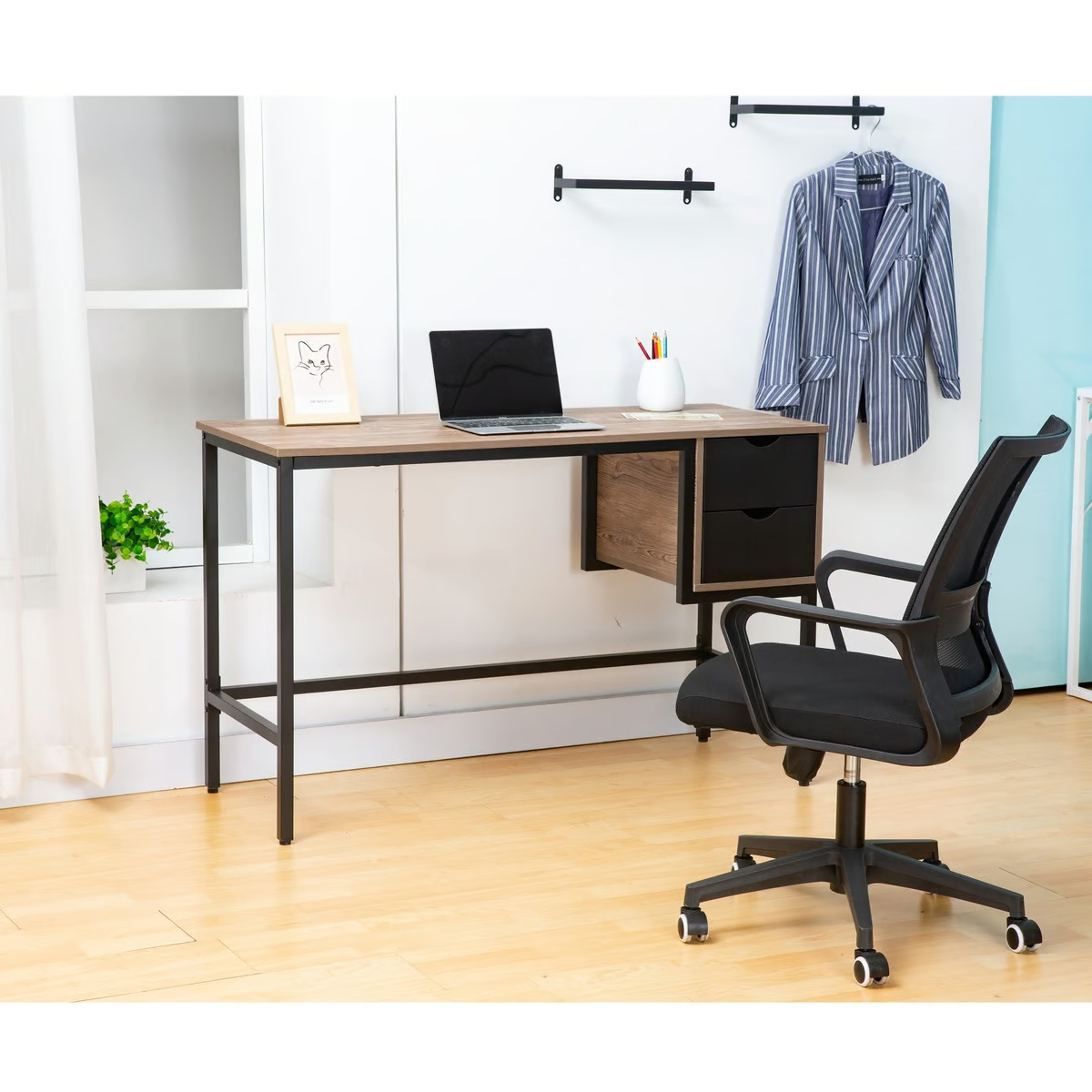 Maple Leaf Wooden Computer Desk, Study Table, Writing Desk 115cm CT-1621