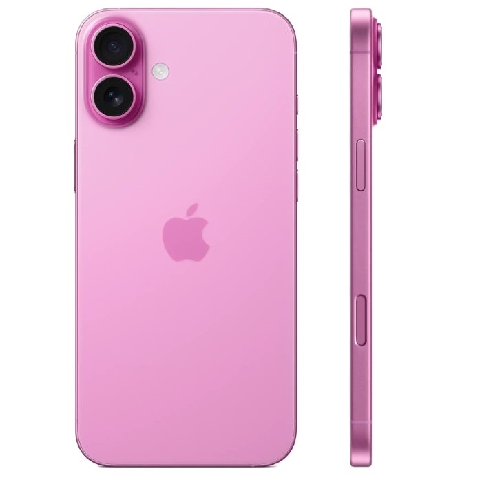 Apple iPhone 16 Plus (UAE), 256GB, 8GB, 6.1 Inch, Pink (One Esim & One Physical Sim, Apple Warranty)