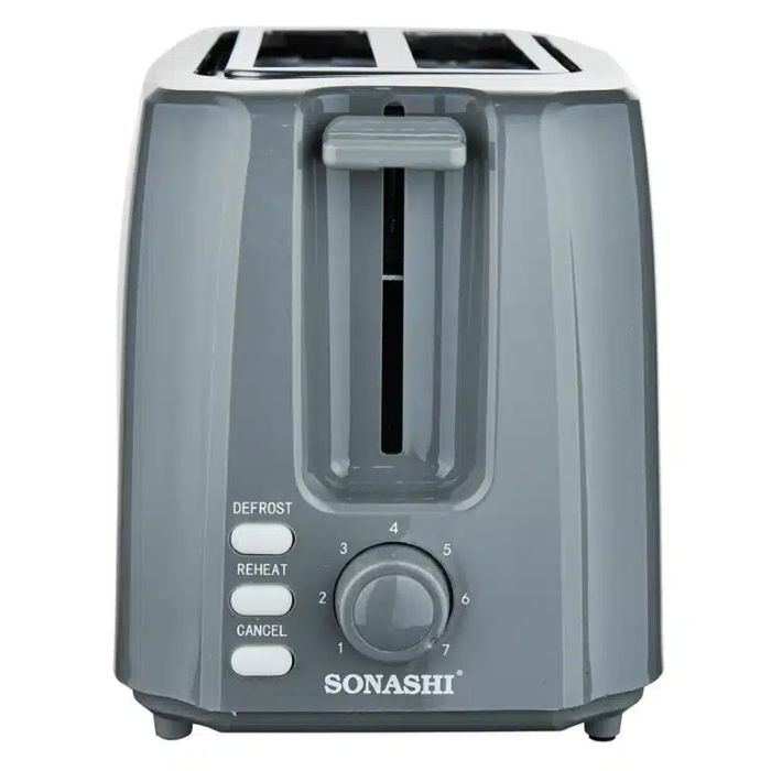 Sonashi 2 Slice Bread Toaster Grey