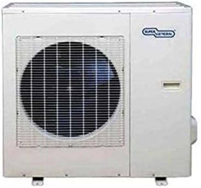 Super General 2 Ton Split Air Conditioner, 24000 BTU, Rotary Compressor, Auto Restart, Gold Fin, 4-way swing - Ac SGS249