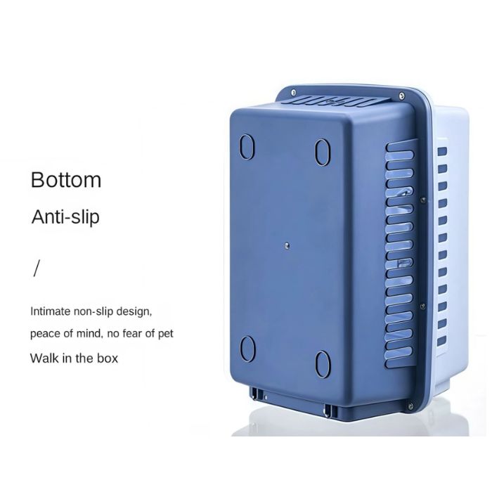 Cozy Paws Plastic Pet Carrier with Metal Door – 48X32X30cm