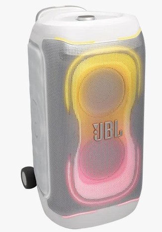 JBL PartyBox 330, Portable Party Speaker with LED Light Show - White