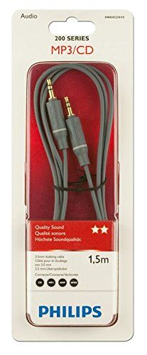 Philips Stereo Dubbing Audio Cable 1.5m Black -SWA4522S/10