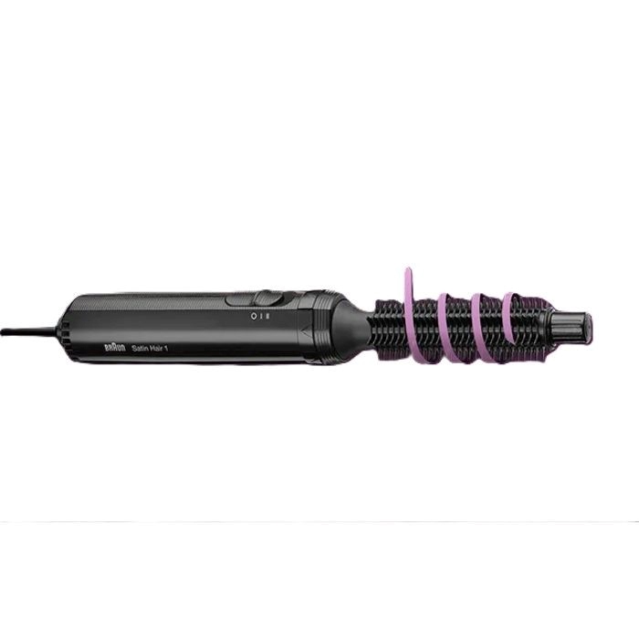 Braun Satin Airstyler, 400 Watts Big & Small Brush, Volumizer, Dry & Style, 2 Temperature Settings - AS 110