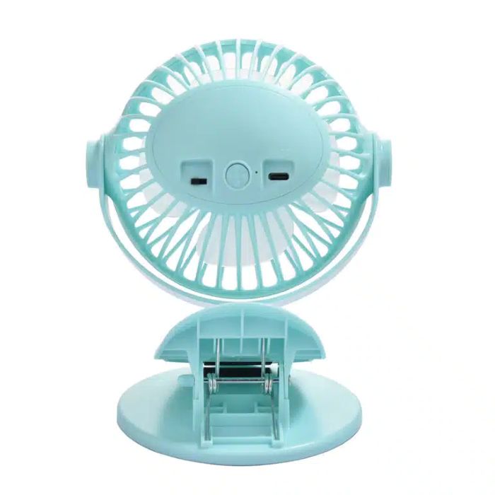 Sonashi 4 Inch Rechargeable Clip Fan Blue - SRF-104N