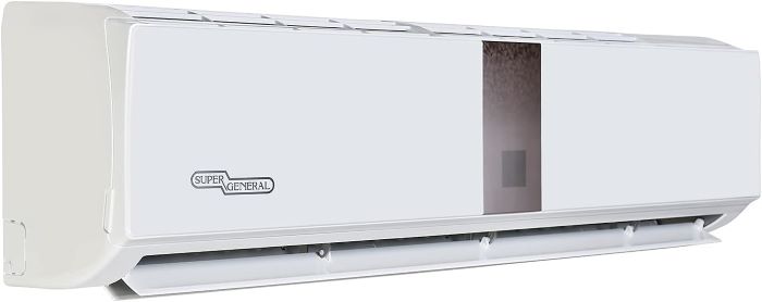 Super General 3 Ton Split Air Conditioner, 36000 BTU, Reciprocating Compressor, Auto Restart, Gold Fin, 4-way swing, White - SGS370CE