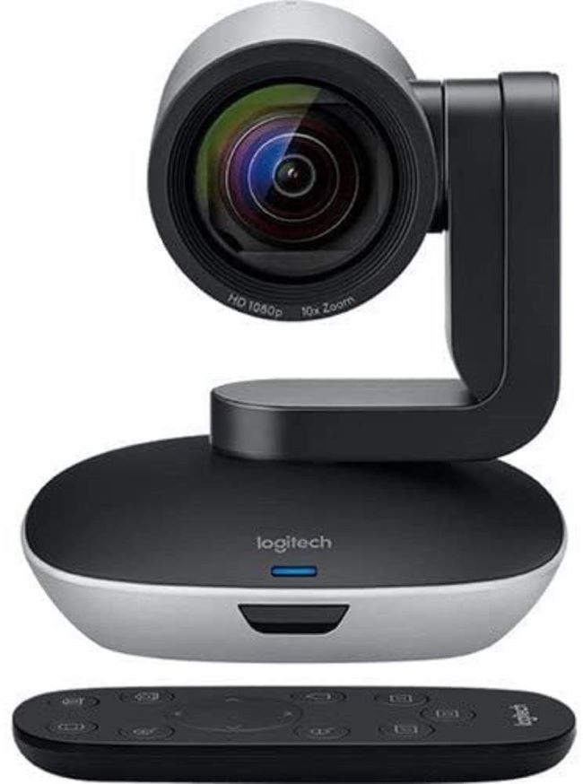 Logitech PTZ Pro 2 Camera USB HD 1080P Video Camera for Conference Rooms, Black, 1