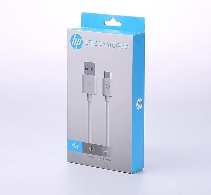 HP USB 2.0 A to C Cable White - DHC-TC100-1M