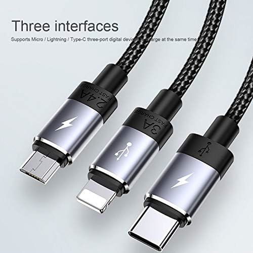 Totu1 Split To 3 Cable For Mobile Phone Cables Grey - B3B-004