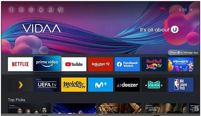 Hisense 85 Inch A7HQ 4K Smart TV Black - 85A7H - UAE Delivery Only