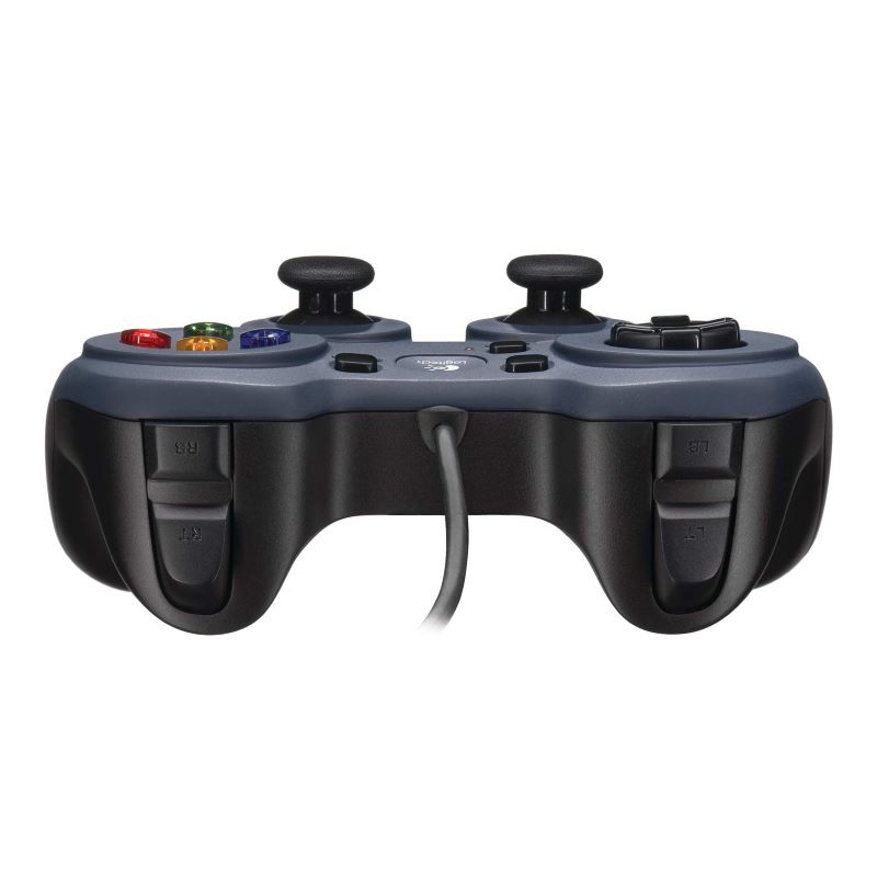 Logitech F310 Wired Gamepad, Controller Console Like Layout, 4 Switch D-Pad, 1.8-Meter Cord, PC Grey-Blue