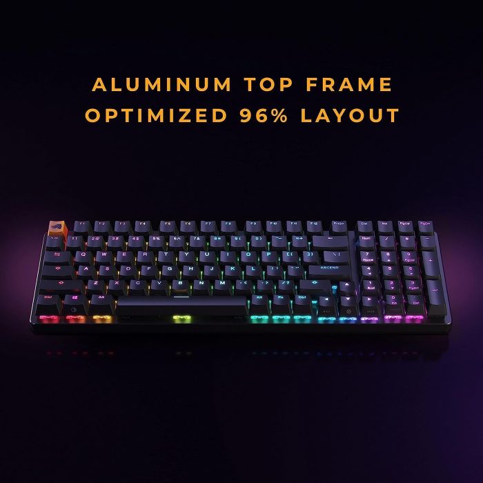 Glorious GMMK 2 96% TKL Wired Mechanical Gaming Keyboard - Arabic