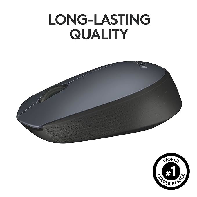 Logitech M170 Wireless Mouse - Grey