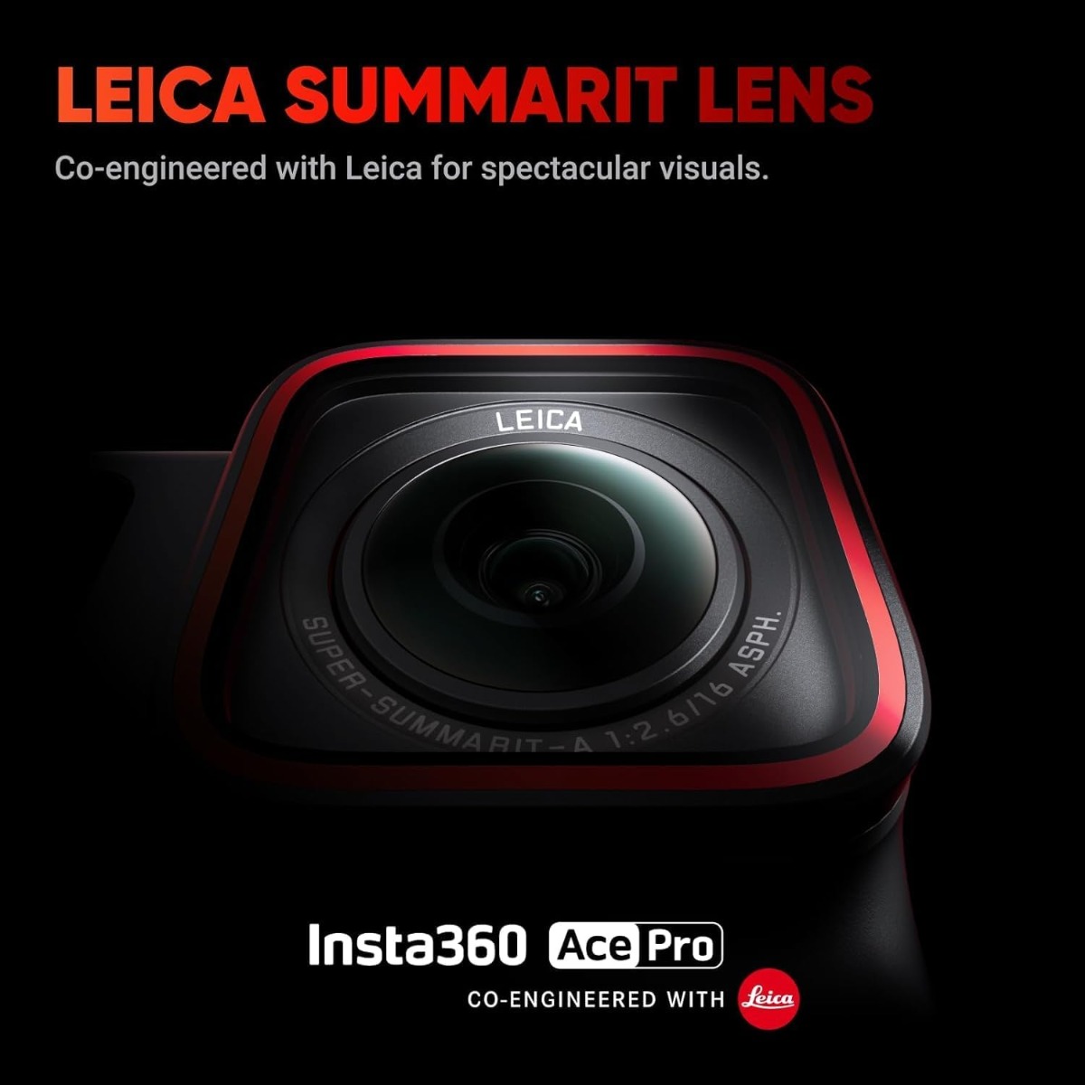 Insta360 Ace Pro - Waterproof Action Camera, Flagship 1/1.3" Sensor and AI Noise Reduction, 4K120fps, 2.4" Flip Screen & Advanced AI Features