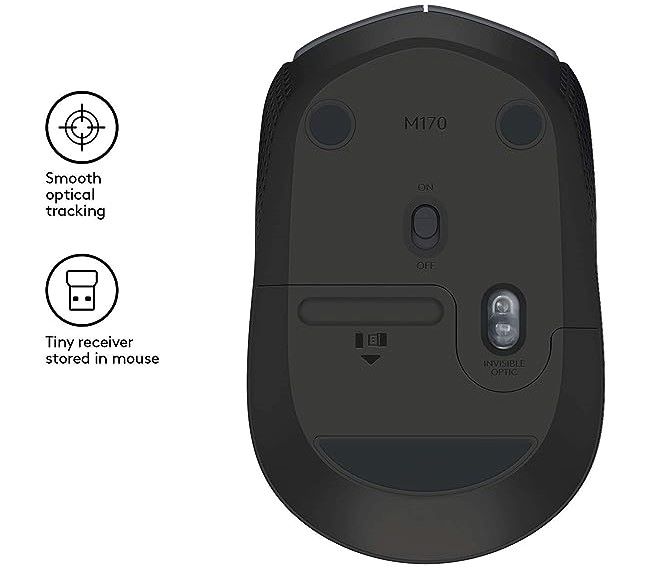 Logitech M171 Wireless Mouse - Black