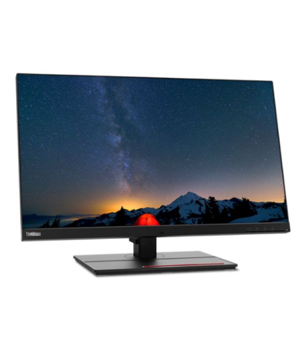 Lenovo Think Vision 27inch UHD 3840X2160 Monitor, Anti-glare, HDMI, DP, USB-C, Tilt  Adjustment - 62CBRAT6UK