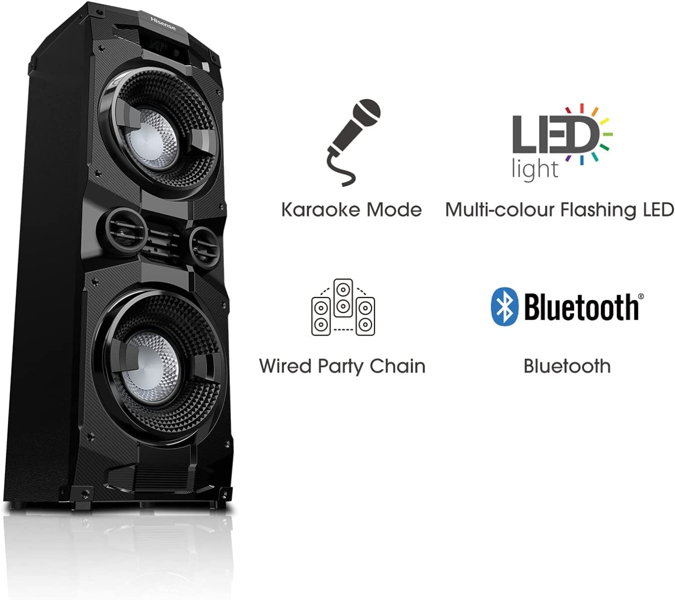 Hisense Party Speaker 400W HP130 (UAE Delivery Only)