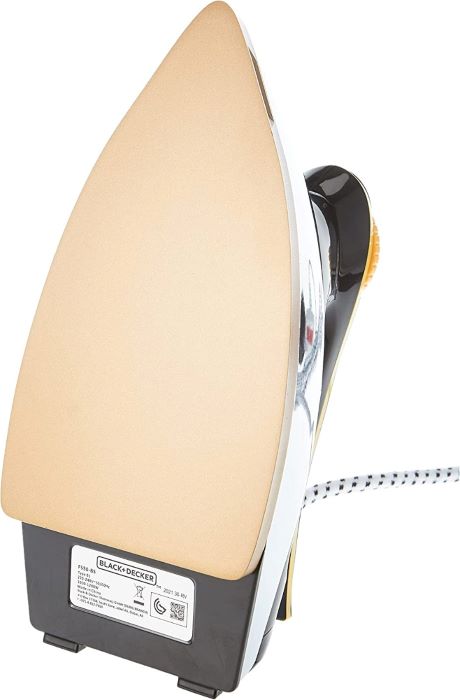 Black & Decker 1200Watt Heavy Weight Dry Iron Black And Gold - F550-B5