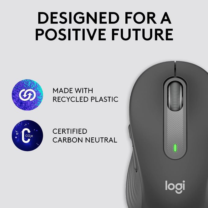 Logitech Signature M650 L Wireless Mouse For Large Sized Hands