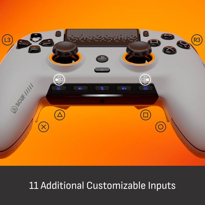 Scuf Omega PlayStation 5 Wireless Performance Controller – Light Gray