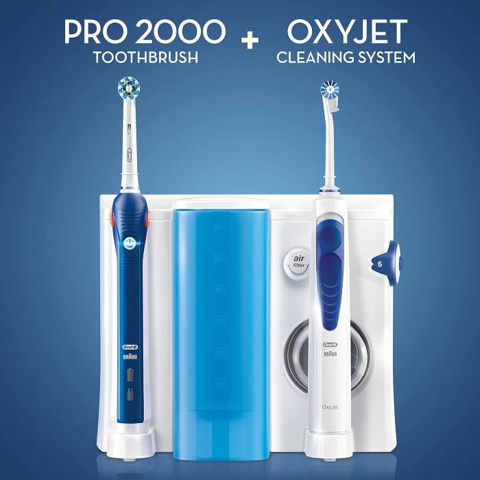 Oral-B Professional Care Oxyjet Cleaning System + Pro 2000 Power Toothbrush - OC 501.535.2