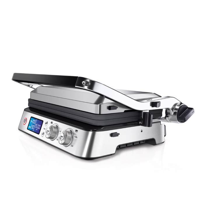 Braun MultiGrill 9 Contact Grill, 2000 Watts, 3-in-1 Cooking Positions, Black Stainless Steel - CG 9043
