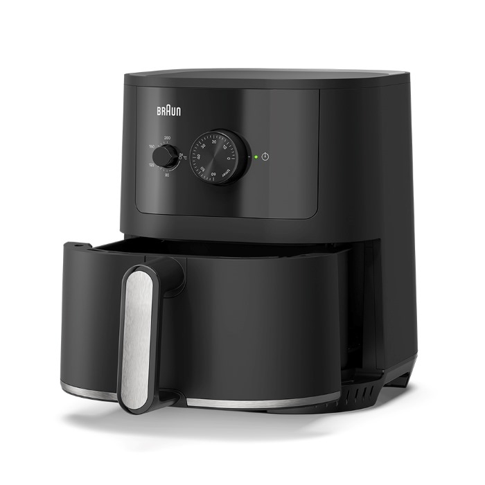 Braun MultiFry 3 Airfryer, 4.3 L Big Capacity, RealAir Technology - HF 3000 Black