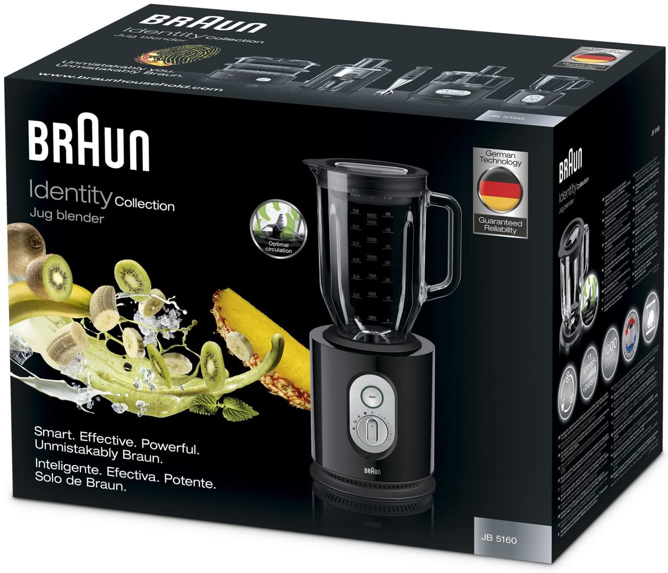 Braun Jug Blender, Black (JB5160)