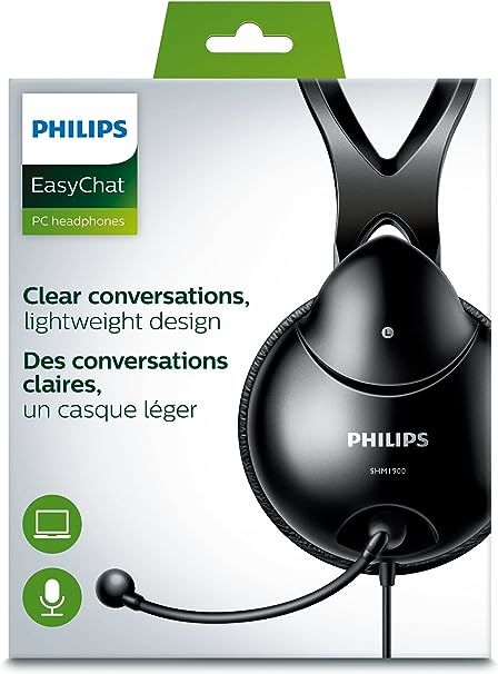 Philips Over Ear PC Headset Black -SHM1900/00