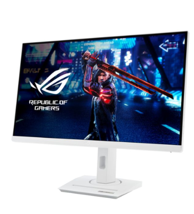 Asus ROG Strix XG27ACS-W 27inch QHD 2560x1440 Gaming Monitor, 1MS, 180Hz, Anti-glare, HDMI, DP, USB-C,  Adjustable, White - 90LM09Q2-B011A0