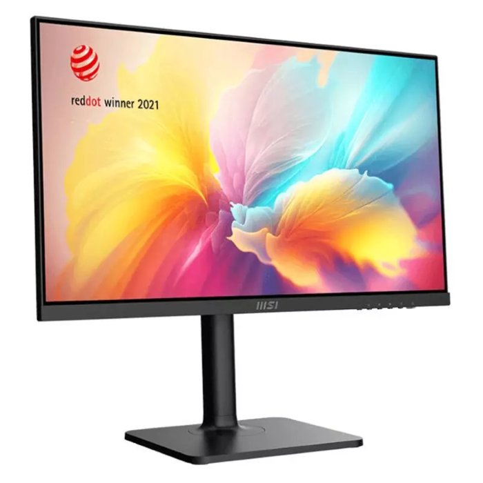 MSI Modern 24inch FHD 1920X1080 Monitor, 1MS, 100Hz, HDMI, USB-C, Adjustable - 9S6-3PA59H-076