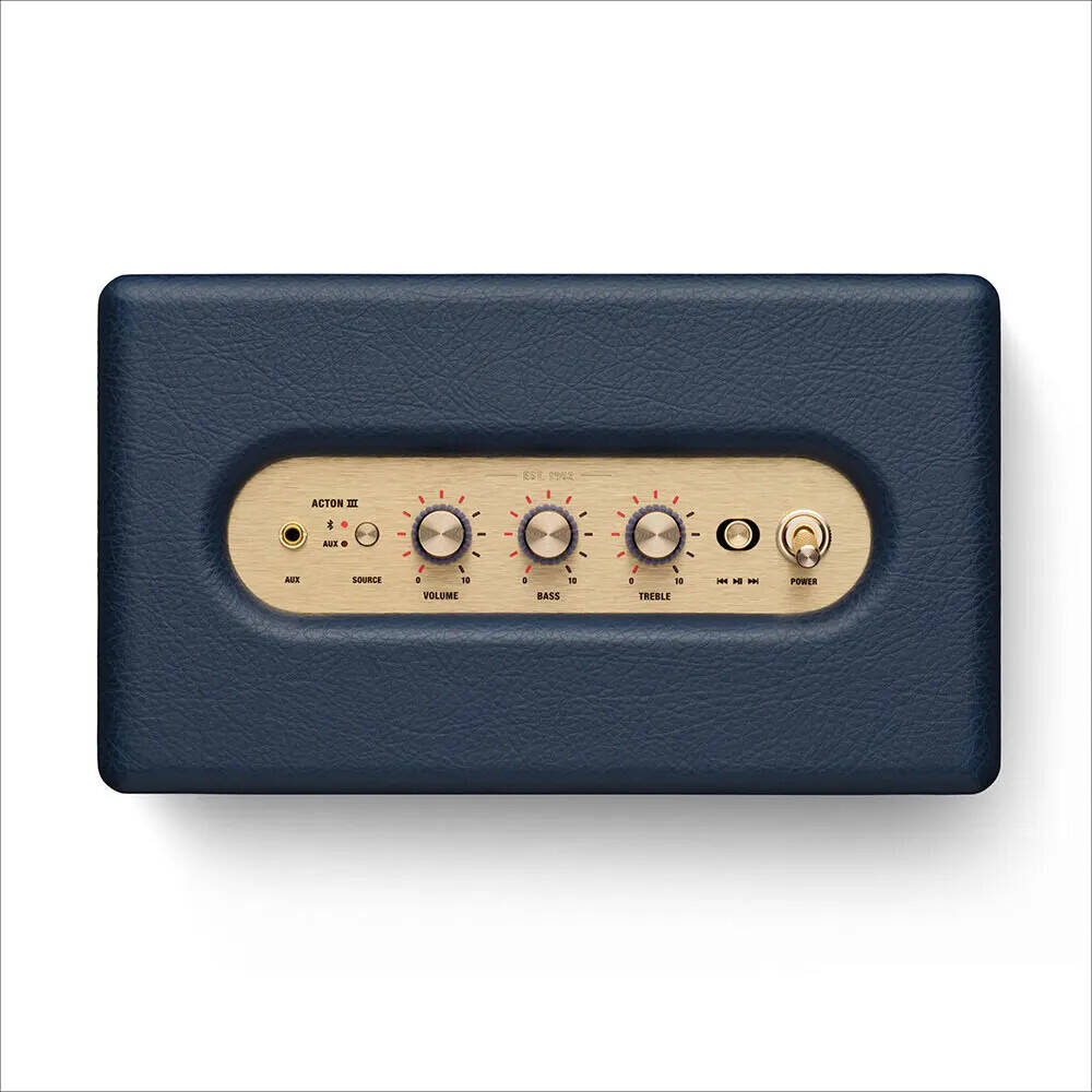Marshall Acton III Wireless Bluetooth Speaker- Midnight Blue