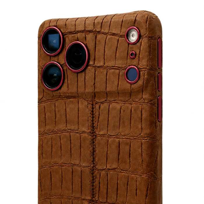 Merlin Craft Customized iPhone 18 Pro Max (Esim), 6.9 Inch, 2TB, 12GB, Alligator Brown