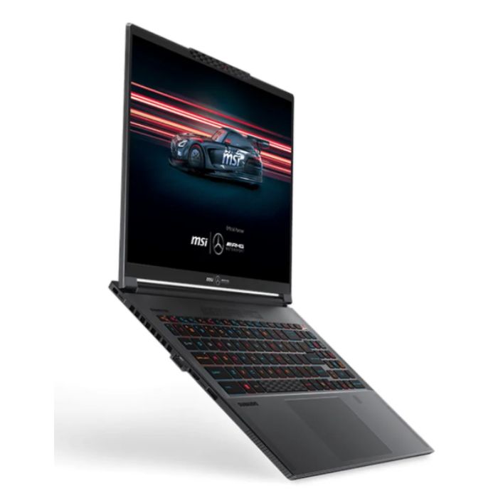 MSI Stealth AMG AI+ 16inch QHD+ 240Hz OLED Display Laptop, AMD Ryzen AI 9-HX370 Processor, 32GB RAM, 1TB SSD, 8GB NVIDIA GeForce RTX 5070 Graphics, Windows 11, English & Arabic Keyboard, Selenite Gray