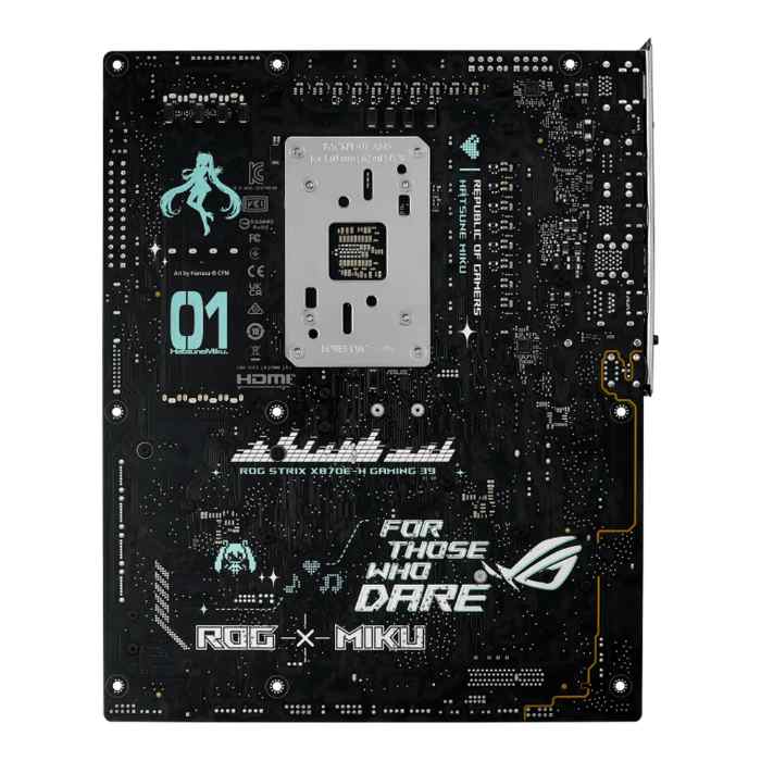 Asus ROG Strix X870E-H WIFI7 Hatsune Miku Edition Gaming Motherboard, 90MB1MA0-M0EAY0