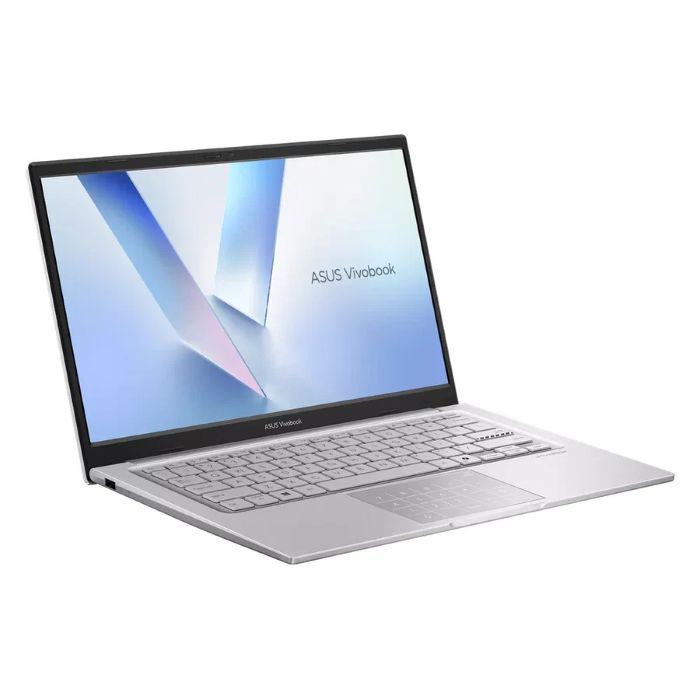 Asus Vivobook 14 Laptop, 14inch FHD Display, Intel Core 5 120U Processor, 16GB RAM, 512GB SSD, Windows 11 Home, Silver, Backlit English & Arabic Keyboard, 1 Year Warranty