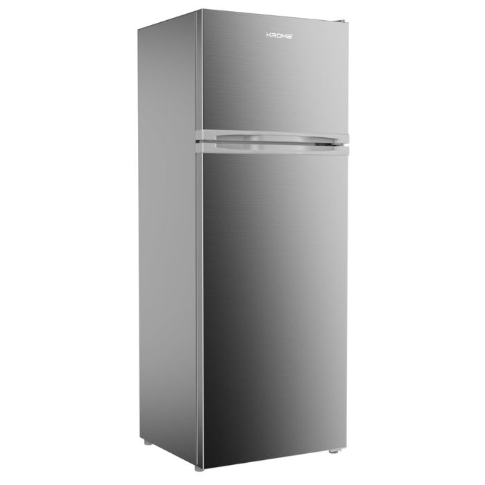 KROME 270L Gross, Double Door Top Mounted Refrigerator-KR-RDC 270 IH
