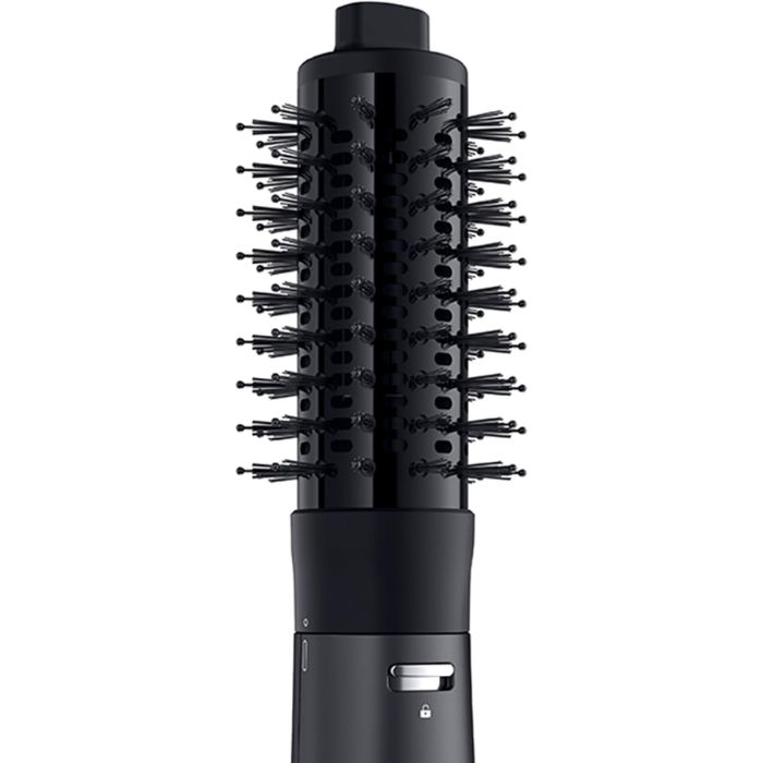 Braun Airstyler AS4.2 Airbrush, 1000 Watts, +1 Attachments, Ionic Function, Fast Drying Nozzle, 38mm Round Thermal Brush, Lock Release Button, Ionic Black - BRAS420SDE