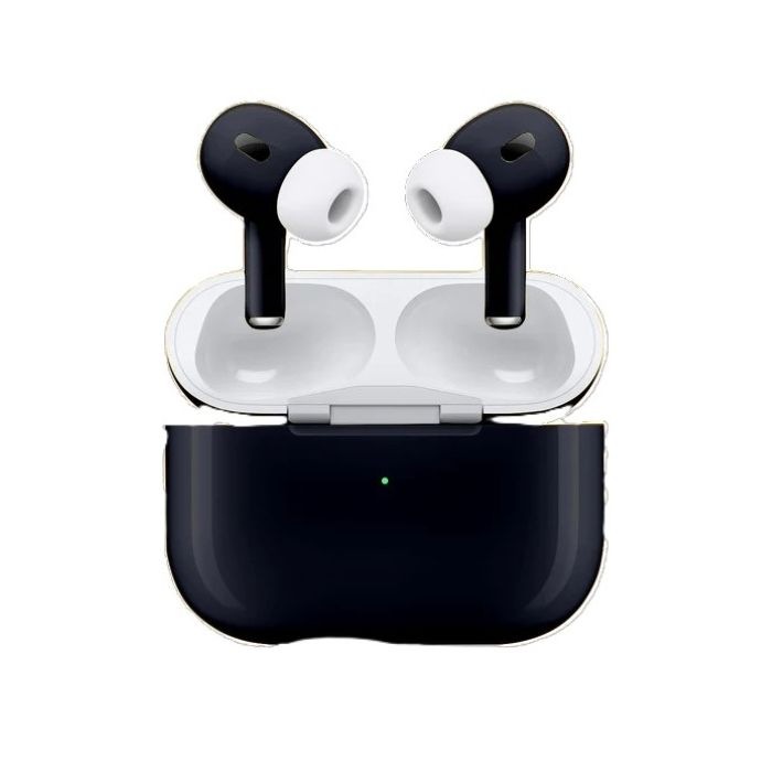 Merlin Craft Customized Apple AirPods 5 WC Black Glossy Bold