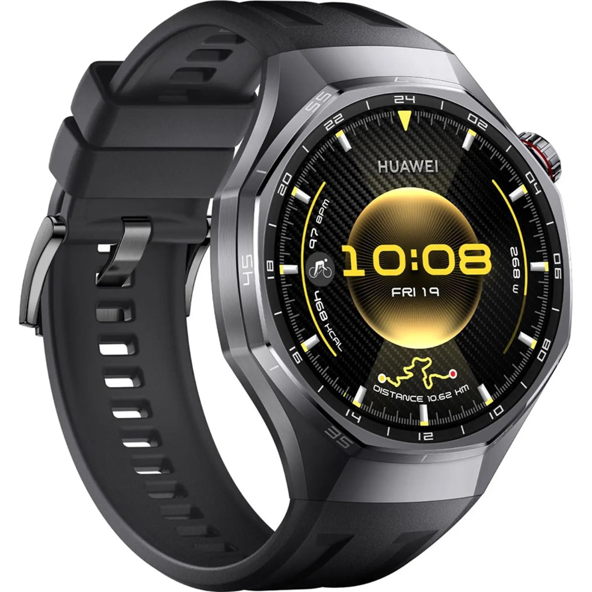 Huawei Watch GT 6 Pro, Atum Fluoro Smartwatch, 46mm- Black