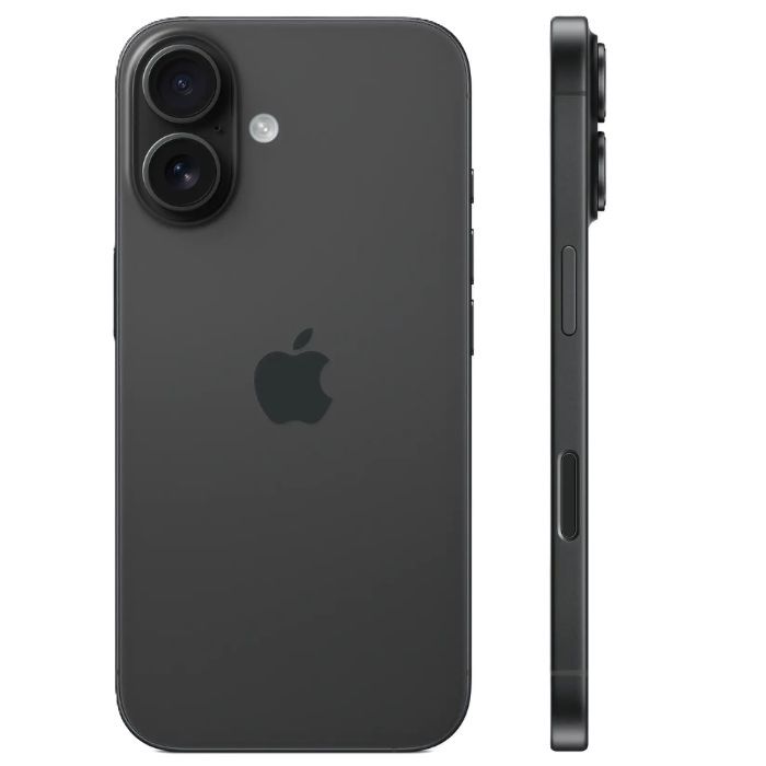 Apple iPhone 16 (UAE), 128GB, 8GB, Black, One Esim & One Physical Sim (Apple Warranty)