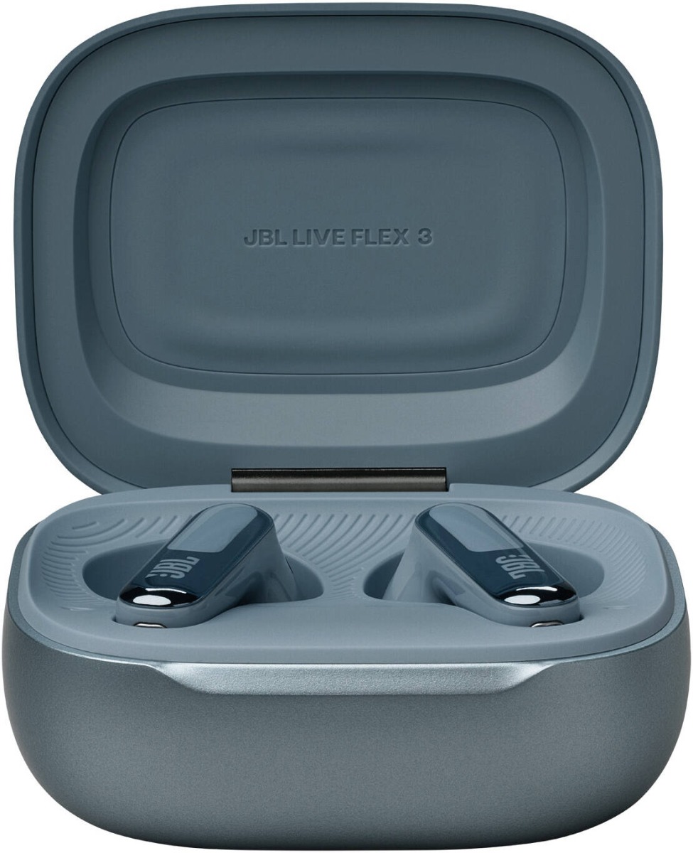 JBL Live Flex 3 Wireless Earbud Headphones, True Adaptive Noise Cancelling- Blue