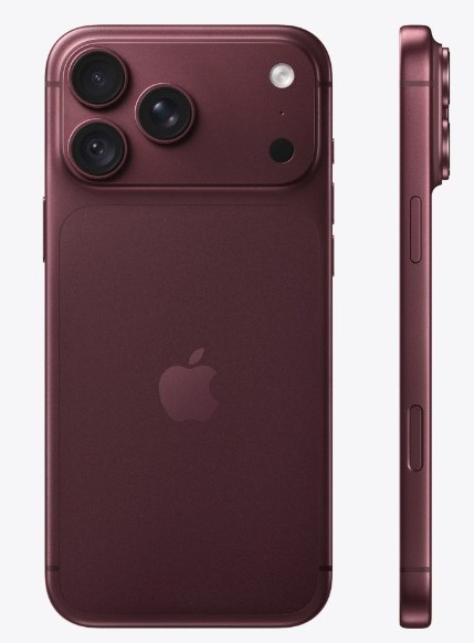 Apple iPhone 18 Pro (HK Version Active), 6.3 Inch, 512GB, 12GB, Burgundy (One Esim & One Physical Sim)