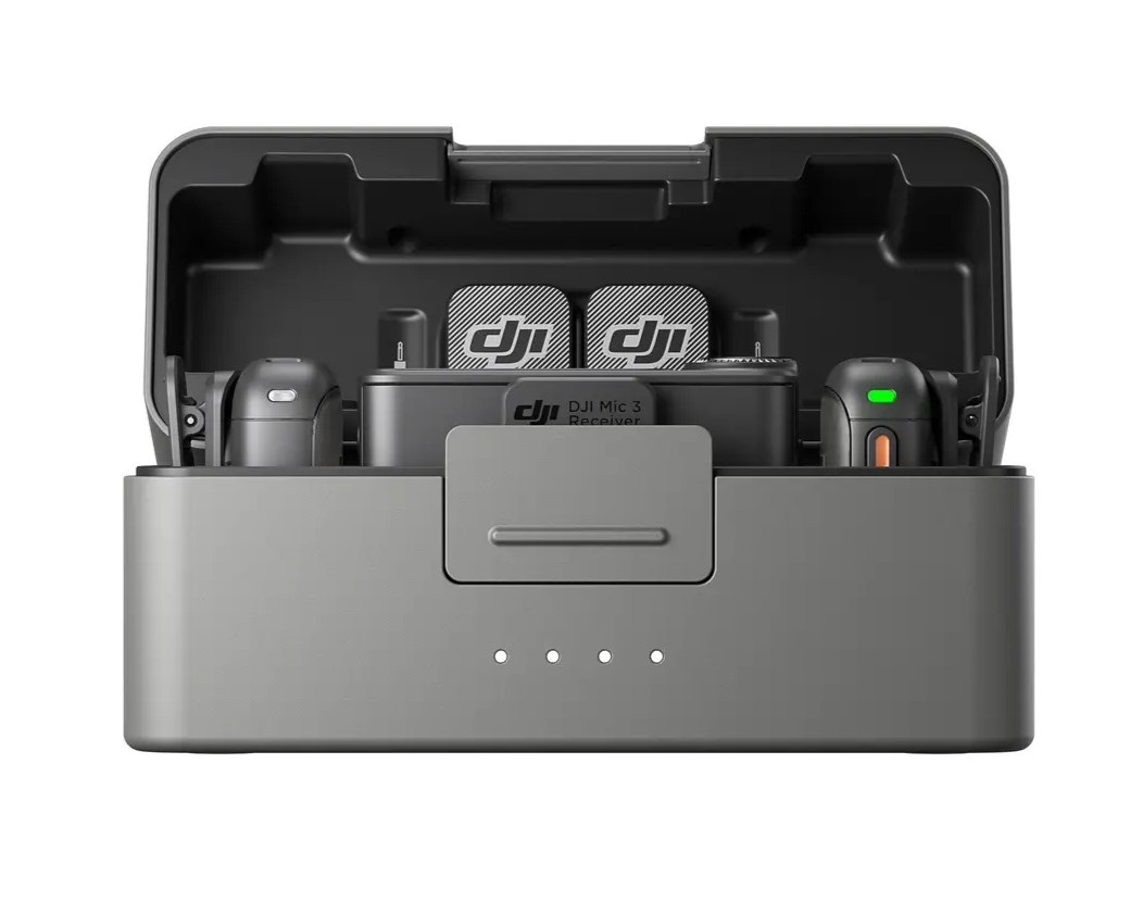 DJI Mic 3, Wireless Microphone System With Case- Black