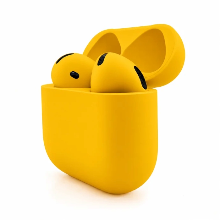 Merlin Craft Customized Apple AirPods 5 Yellow Matte Bold