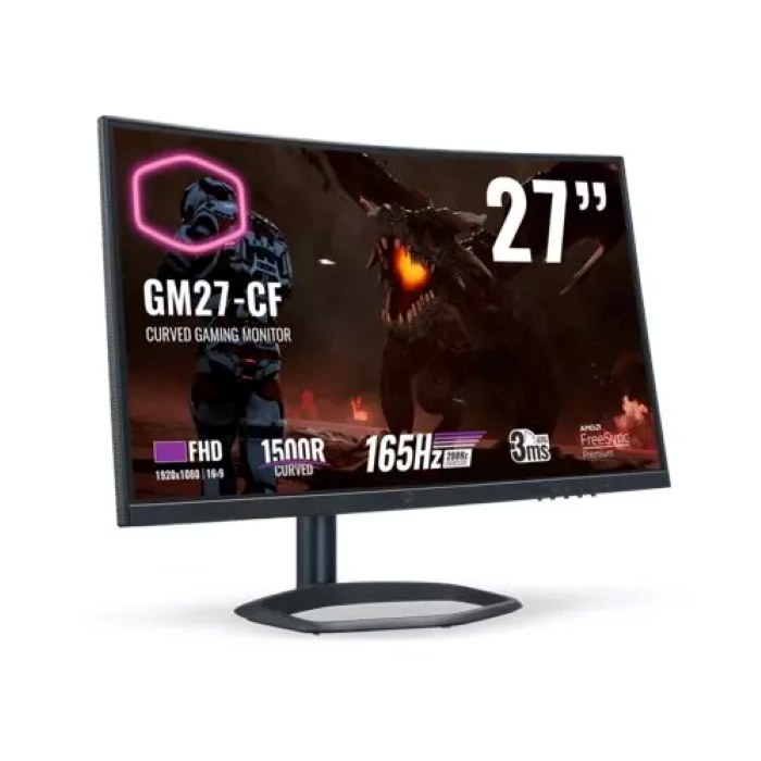 Cooler Master GM27-CF 27 Inch Full HD 165Hz Gaming Monitor - CMI-GM27-CF-UK