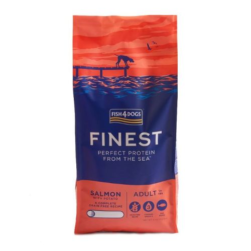 Fish4Dogs Finest Salmon Large Kibble Adult Dry Dog Food 12Kg