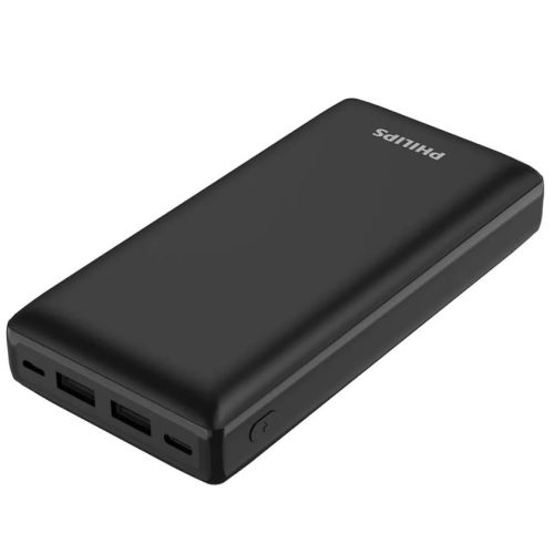 Philips Ultra Compact 20000mAh Power Bank, Black - DLP7721N/00 (UAE Delivery Only)